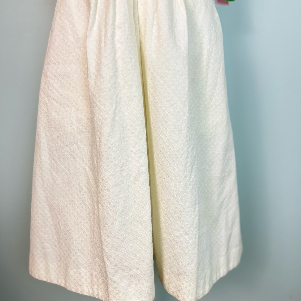 🎉HP🎉 Lilly Pulitzer Parker Resort White Textured Lattice Jacquard Dress - Picture 5 of 14